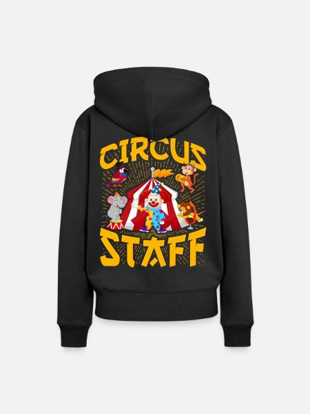 Circus Personeel - Vrouwen Premium Bio hoodie - zwart