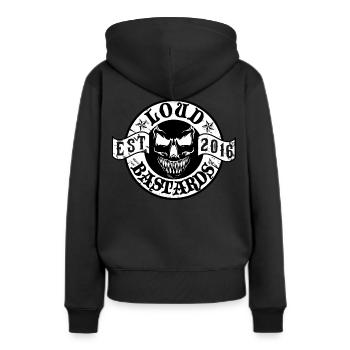 Bâtards bruyants - Sweat à capuche Premium bio Femme - noir - Dos - Julia (174cm)