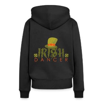 Irish Dancing Tanzen Irland Irish dance - Frauen Premium Bio Hoodie - Schwarz - Hinten - Julia (174cm)