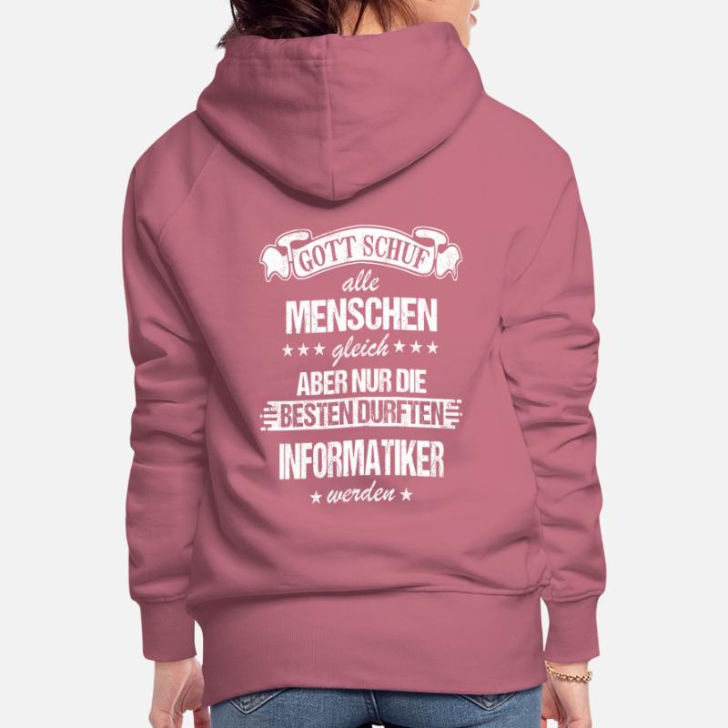 Informatiker Programmierer Informatik Spruch Frauen Premium Bio Hoodie
