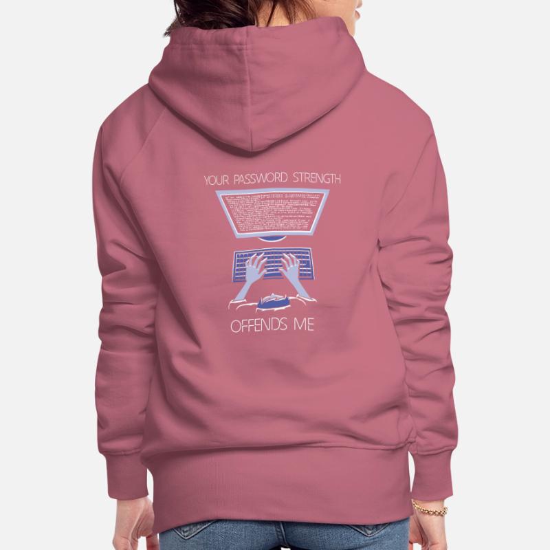 Hacker Programmierer Entwickler Informatik Frauen Premium Bio Hoodie