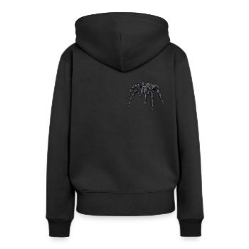 Tarentule I Tarantula Terrarium motif pour - Sweat à capuche Premium bio Femme - noir - Dos - Julia (174cm)