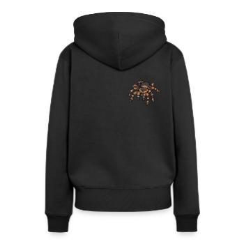 Tarentule I Tarantula Terrarium motif pour - Sweat à capuche Premium bio Femme - noir - Dos - Julia (174cm)