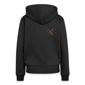 Tarentule I Tarantula Terrarium Motif pour - Sweat à capuche Premium bio Femme - noir - Dos - Julia (174cm)