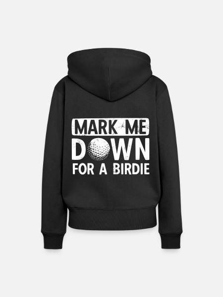 Golfplatz zum Golfen Golf - Frauen Premium Bio Hoodie - Schwarz