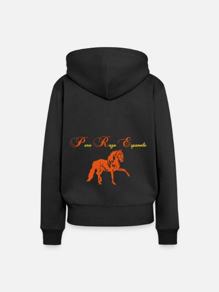 PRE Pura Raza Espanola - Frauen Premium Bio Hoodie - Schwarz