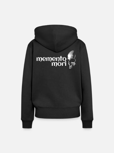 Memento Mori - Vrouwen Premium Bio hoodie - zwart