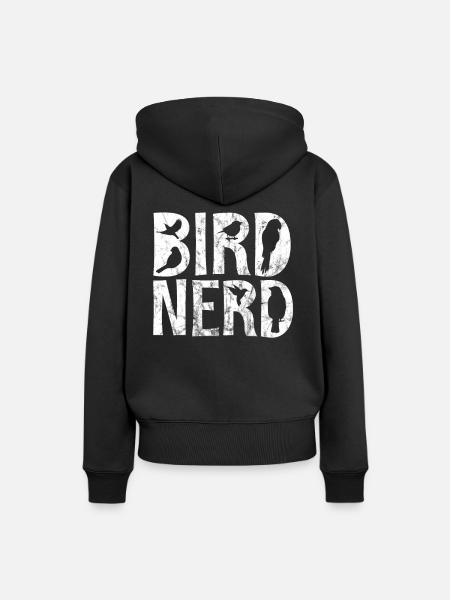 Birding/Birdwatching - Frauen Premium Bio Hoodie - Schwarz