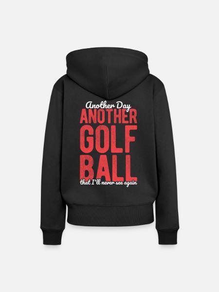 Golfplatz zum Golfen Golf - Frauen Premium Bio Hoodie - Schwarz