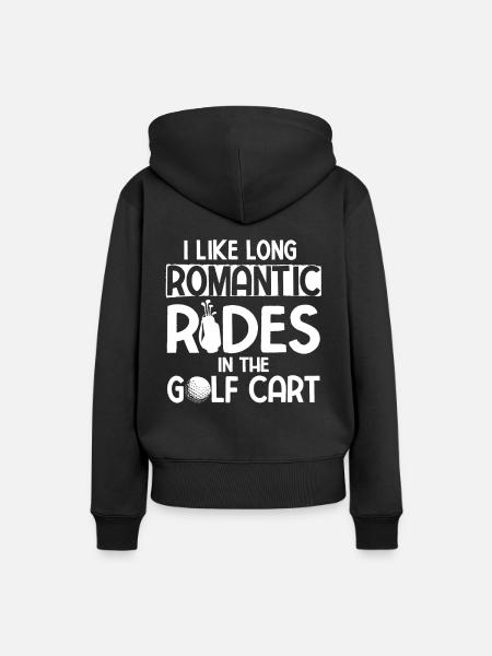 Golfplatz zum Golfen Golf - Frauen Premium Bio Hoodie - Schwarz