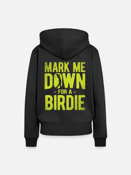 Golfplatz zum Golfen Golf - Frauen Premium Bio Hoodie - Schwarz