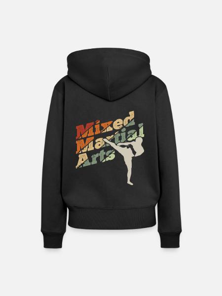 Mixed Martial Arts MMA - Frauen Premium Bio Hoodie - Schwarz