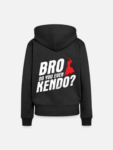 Japanischer Schwertkampf Kendo - Frauen Premium Bio Hoodie - Schwarz