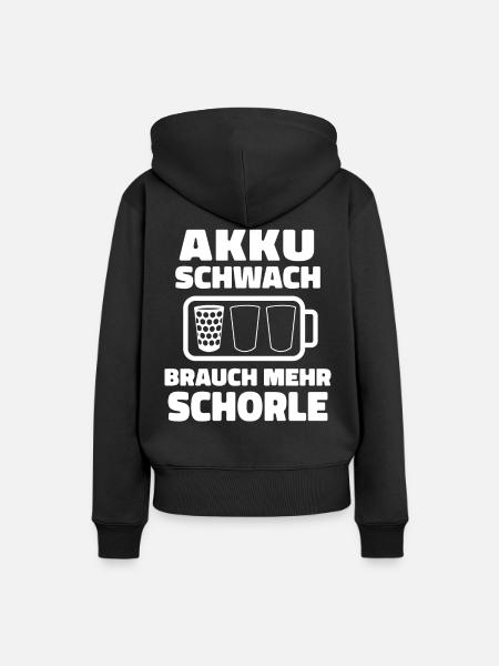 Pfalz Pfälzer Rheinland Pfalz - Frauen Premium Bio Hoodie - Schwarz