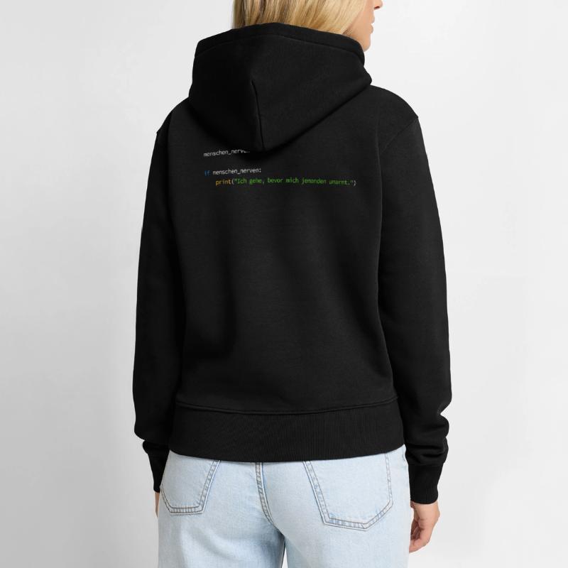 Programmierer Informatiker Nerd Softwareingenieur Frauen Premium Bio Hoodie