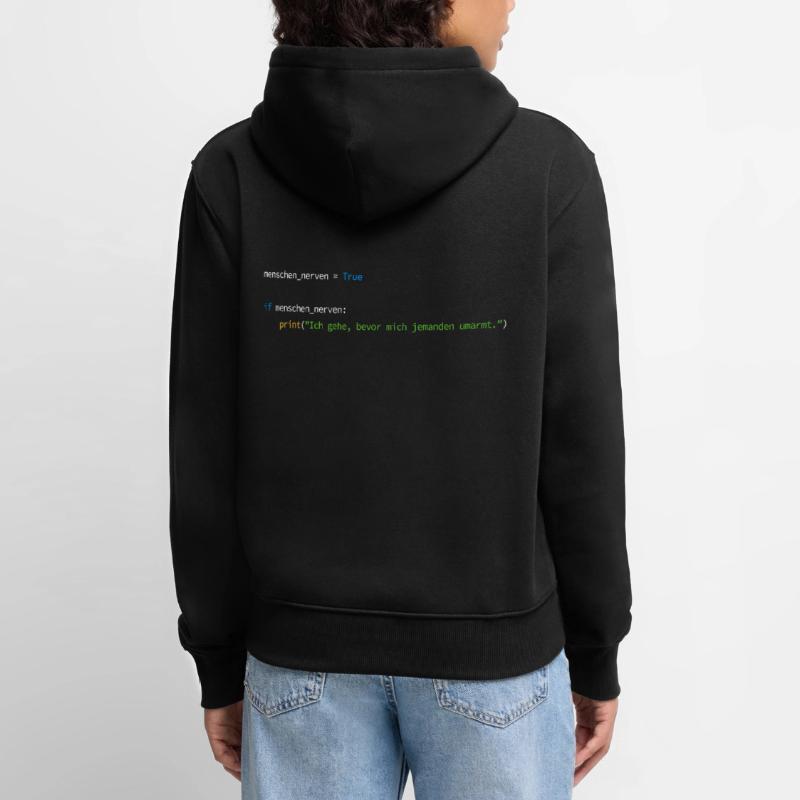 Programmierer Informatiker Nerd Softwareingenieur Frauen Premium Bio Hoodie
