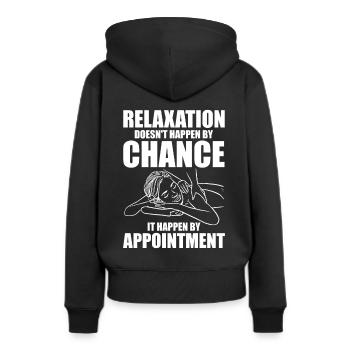 Massage Therapist - Frauen Premium Bio Hoodie - Schwarz - Hinten - Julia (174cm)