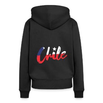 Chili - Sweat à capuche Premium bio Femme - noir - Dos - Julia (174cm)