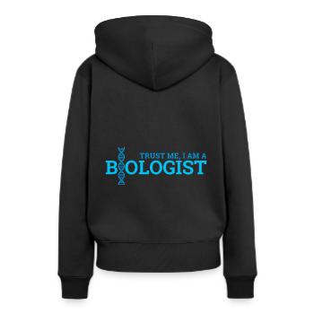biologie - Sweat à capuche Premium bio Femme - noir - Dos - Julia (174cm)