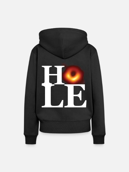Schwarzes Loch - Frauen Premium Bio Hoodie - Schwarz