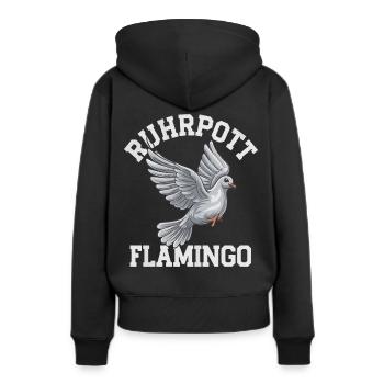 Rhénanie-du-Nord-Westphalie Rhénanie-du-Nord-Westphalie Rhénanie-du-Nord-Westphalie Allemagne Ruhrpott - Sweat à capuche Premium bio Femme - noir - Dos - Julia (174cm)