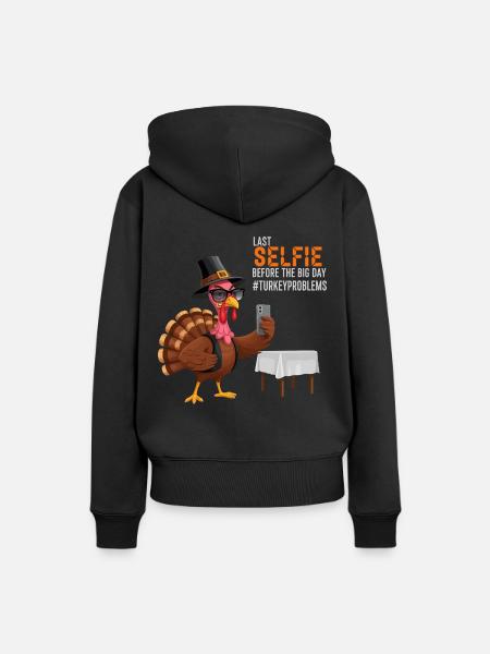 Turkey Problems - Frauen Premium Bio Hoodie - Schwarz