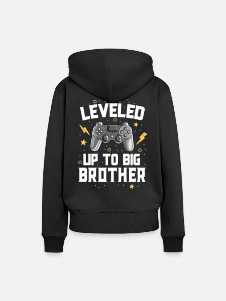 Bis zu Big Brother Baby Announcement geebnet - Ekologisk premiumluvtröja dam - svart