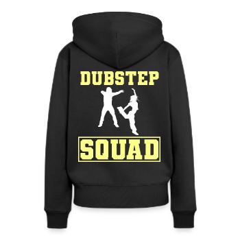 Dubstep-Liebhaber Tanz-Entertainer - Frauen Premium Bio Hoodie - Schwarz - Hinten - Julia (174cm)