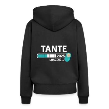 Aunt 2025 - Women’s Premium Organic Hoodie - black - Back - Julia (174cm)