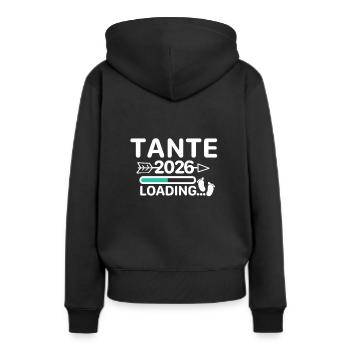 Aunt 2026 Baby Feet - Women’s Premium Organic Hoodie - black - Back - Julia (174cm)
