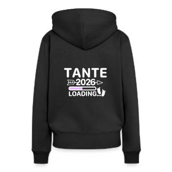 Aunt 2026 Baby Feet - Women’s Premium Organic Hoodie - black - Back - Julia (174cm)