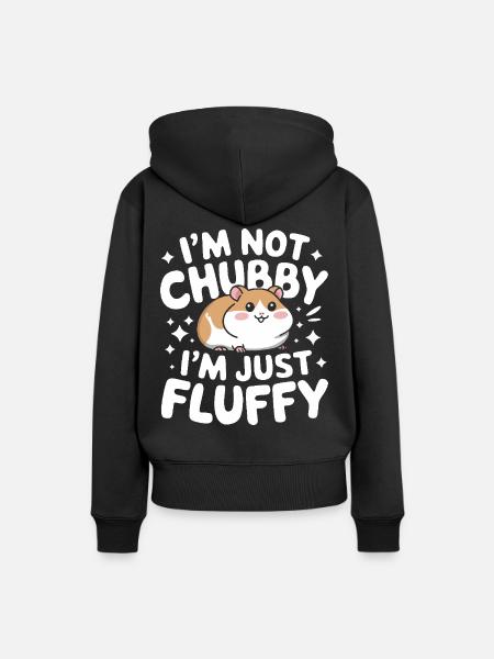 Hamster - Frauen Premium Bio Hoodie - Schwarz