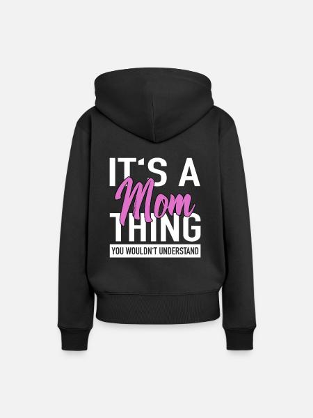 Beste Mutter Mama - Frauen Premium Bio Hoodie - Schwarz