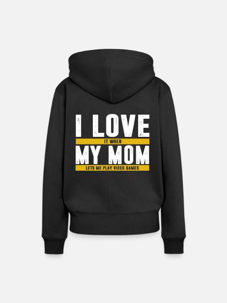 Gamer - Frauen Premium Bio Hoodie - Schwarz