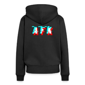 Jeux Jouer des ordinateurs PC jouer cadeau - Sweat à capuche Premium bio Femme - noir - Dos - Julia (174cm)