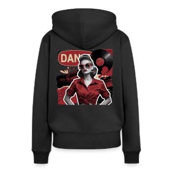 Rebel Rhythm - Women’s Premium Organic Hoodie - black - Back - Julia (174cm)