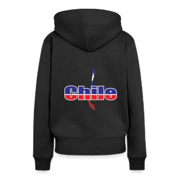 Chili - Sweat à capuche Premium bio Femme - noir - Dos - Julia (174cm)