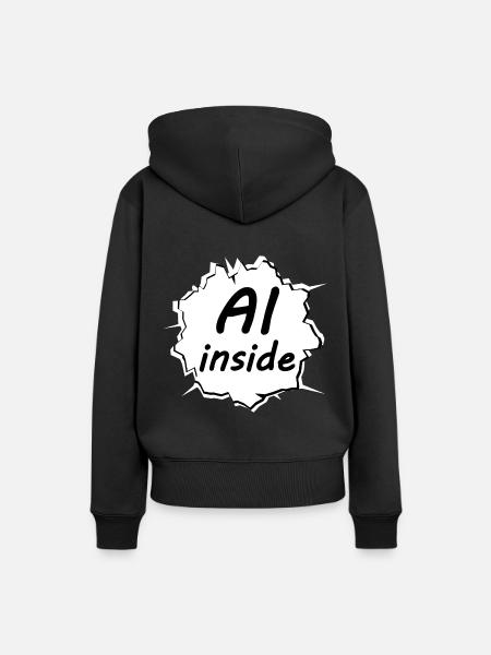 Computer Intelligenz - Frauen Premium Bio Hoodie - Schwarz