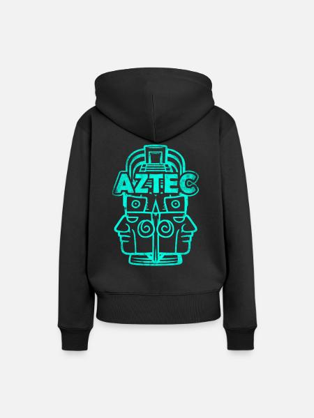 Azteken - Frauen Premium Bio Hoodie - Schwarz