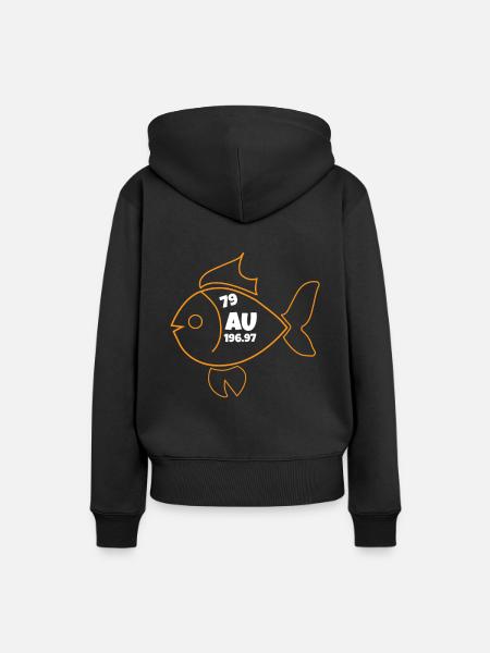 Au Goldfisch - Frauen Premium Bio Hoodie - Schwarz