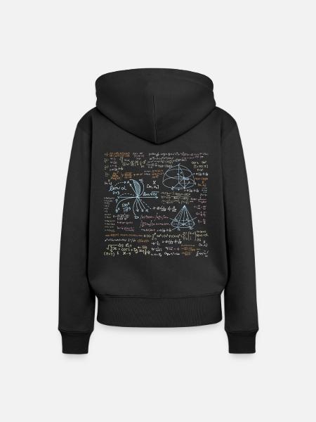 Funny math formula - Women’s Premium Organic Hoodie - black