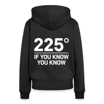 Grill Grillen Griller BBQ Barbecue - Frauen Premium Bio Hoodie - Schwarz - Hinten - Julia (174cm)