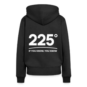 Grill Grillen Griller BBQ Barbecue - Frauen Premium Bio Hoodie - Schwarz - Hinten - Julia (174cm)