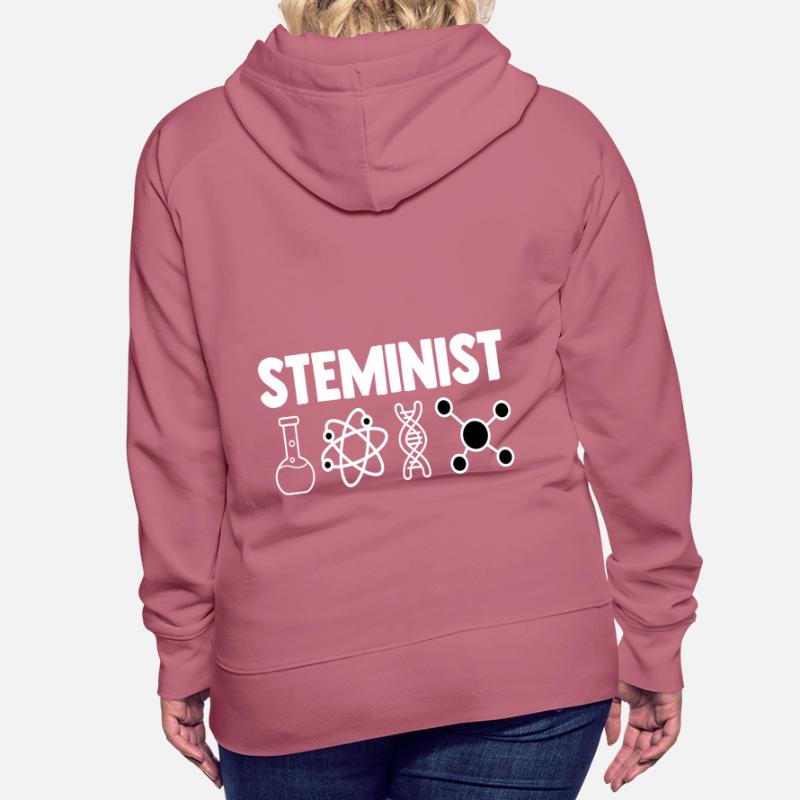 Steminist Software Developer Coder Nerd Conmputer Frauen Premium Bio Hoodie