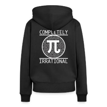 Mathematik Mathe Pi Mathematiker mathematisch - Frauen Premium Bio Hoodie - Schwarz - Hinten - Julia (174cm)