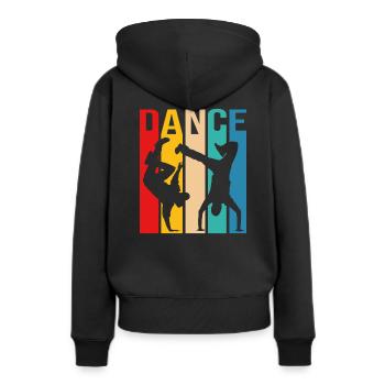 Bboy Breakdancing Breakdance Tanzen Tänzer Breaker - Frauen Premium Bio Hoodie - Schwarz - Hinten - Julia (174cm)