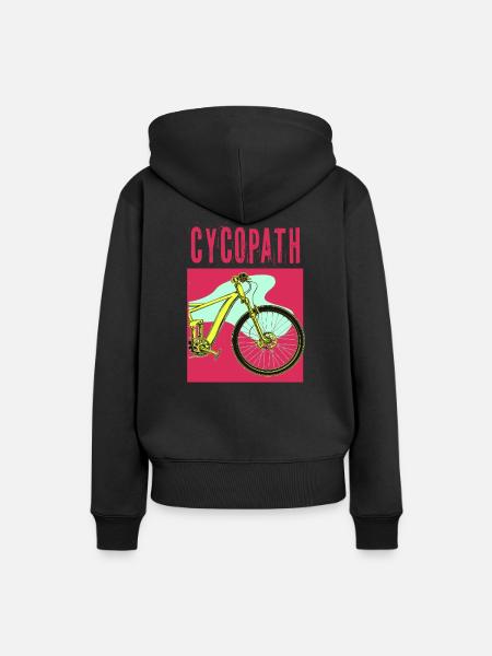 Biking Bike Mountain bike mountain biking - Women’s Premium Organic Hoodie - black