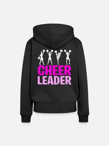 Cheerleader - Frauen Premium Bio Hoodie - Schwarz