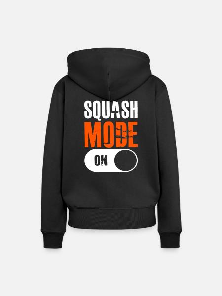 Squash - Frauen Premium Bio Hoodie - Schwarz