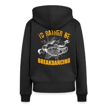 Breakdance breakdancer breakdance BBoy - Sweat à capuche Premium bio Femme - noir - Dos - Julia (174cm)